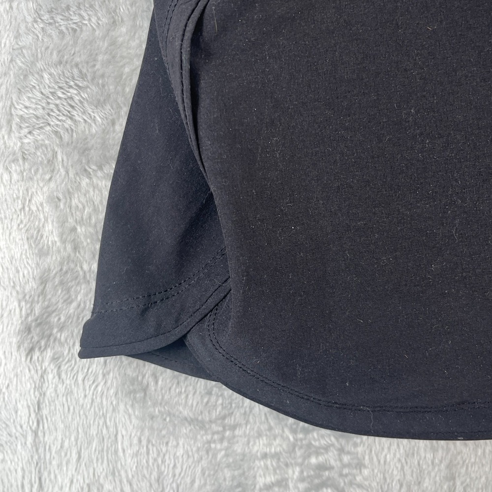 Lands End Womens 18W Swim Skort Built In Shorts Elastic Waist Black Plus Pockets - Picture 4 of 7